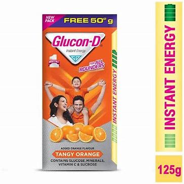 GLUCON - D  TAMGY ORANGE 125 gm